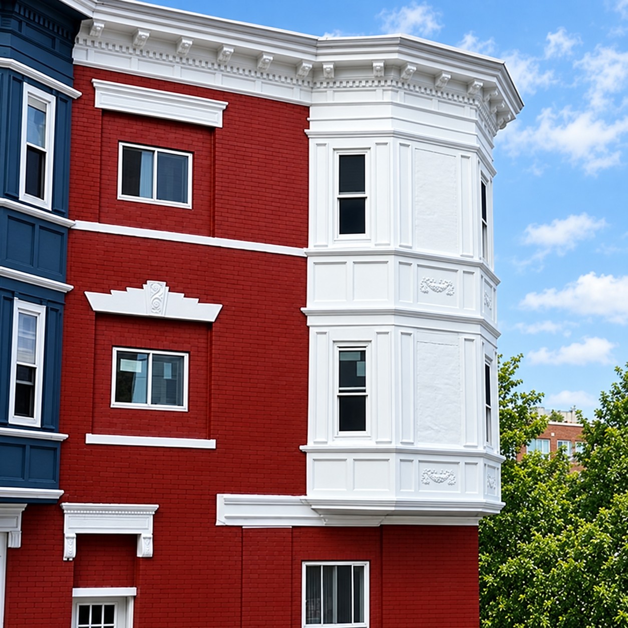 148 Walnut Street: architectural detail